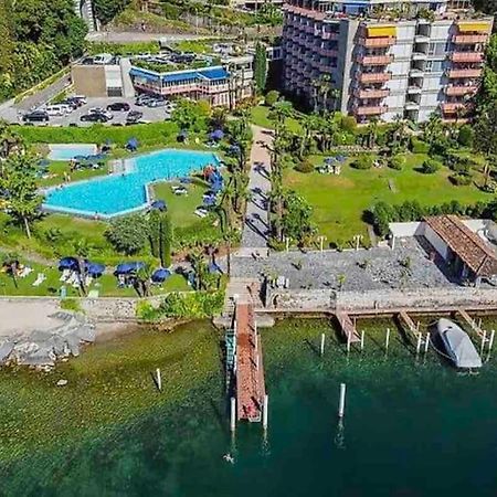 Appartamento Con Piscina E Sauna Bissone Exterior foto